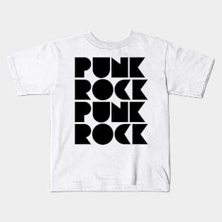 punk rock design Kids T-Shirt